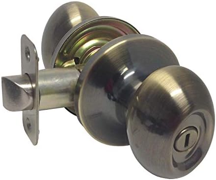 Stylish Antique Brass Oval Egg Deadbolt