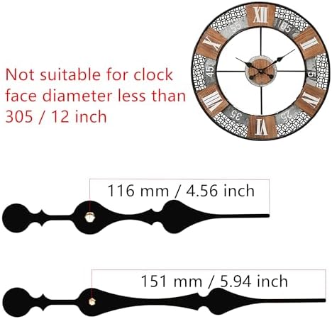 Perfect 23mm Shaft Clock Movement for Repairing Crafting by TIKROUND