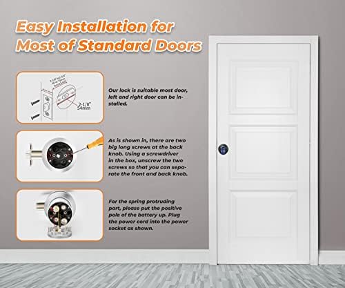 Digital Door knob Keypad Lock