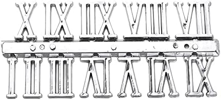 DIY Digital Clock Numbers Kit - Roman Numerals Silver