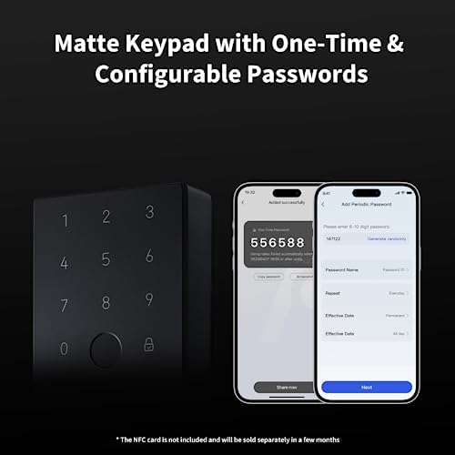 Aqara Smart Lock U100 with Apple Home Keyboard Entry More