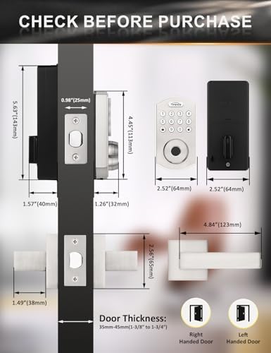 Tinewa Smart Keyless Entry Door Lock Set