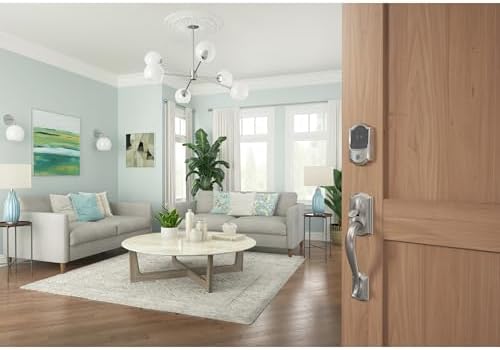 Smart Lock with Alexa Apple HomeKit Keyless Entry WiFi DL-80100 SATIN NICKEL