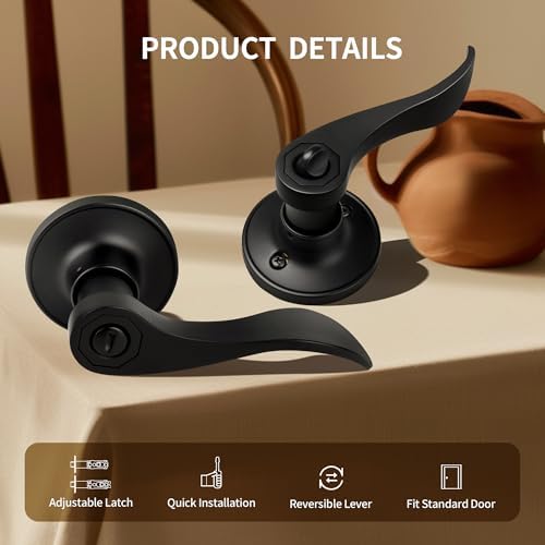 Moquin Wave Design Door Lever - Elevate Your Home Security with Style
