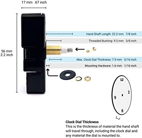Quartex Q-80 Quartz Clock Movement - Perfect companion for any room
