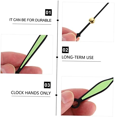 DECOMELODY10 Sets Luminous Clock Hands Replacement Kit