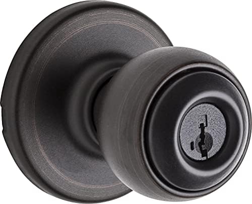 Secure Keyed Entry Door Knob with Rekey Security