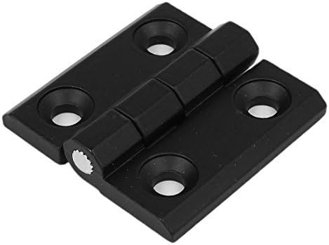 Durable 50mm Zinc Alloy Door Hinge Black 270 Degree Swing
