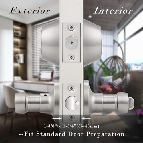 2-Pack Keyed Alike Entry Door Lock Set