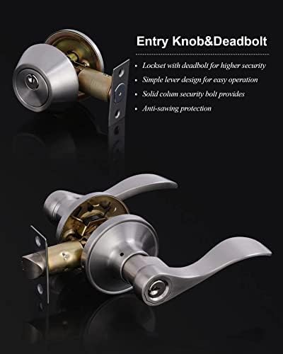 Front Door Lever Lockset