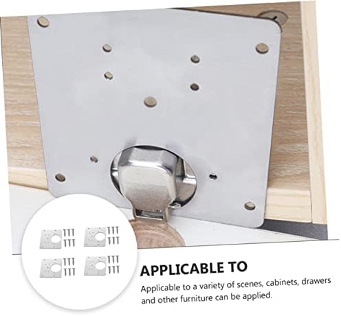 Sturdy Stainless Steel Hinge Repair Plates