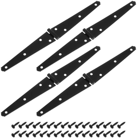4Pcs 6 Inch Shed Door Hinges Heavy Duty Gate Hinge