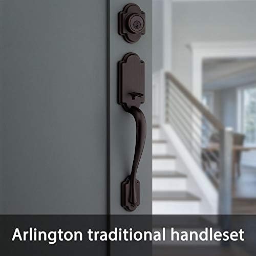 Kwikset Arlington Front Door Lock Set with Rekey Deadbolt and Smart Key