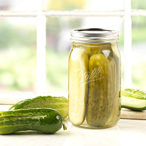 Ball Wide Mouth Quart Mason Jars 32-Ounces 2 Jars