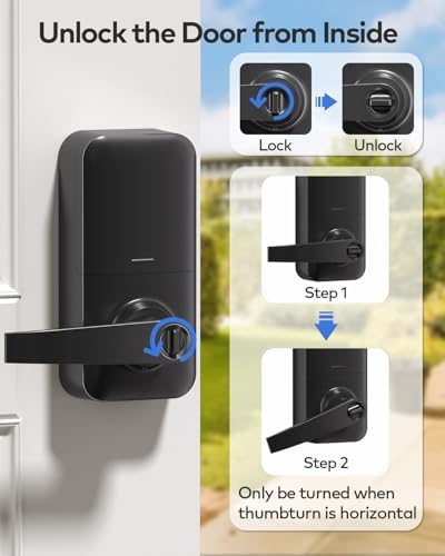 Keyless Entry Door Keypad Front Door Lock with Handle