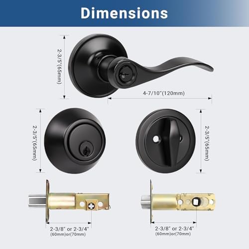 Sturdy Front Door Handle Set