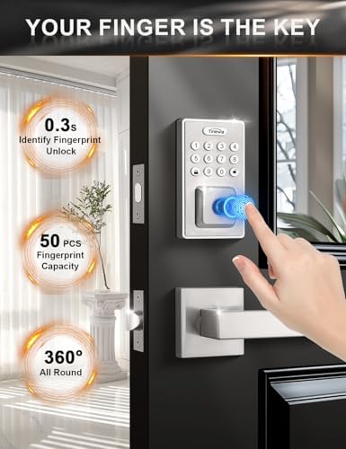 Tinewa Square Keyless Entry Door Lock