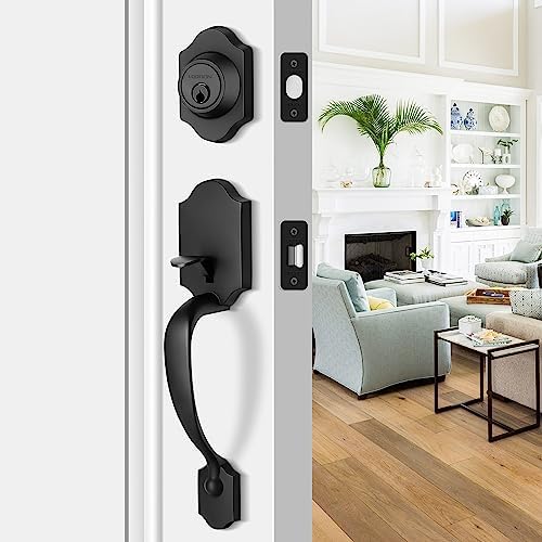 Curved Door Handle Set with Strength and Style United States