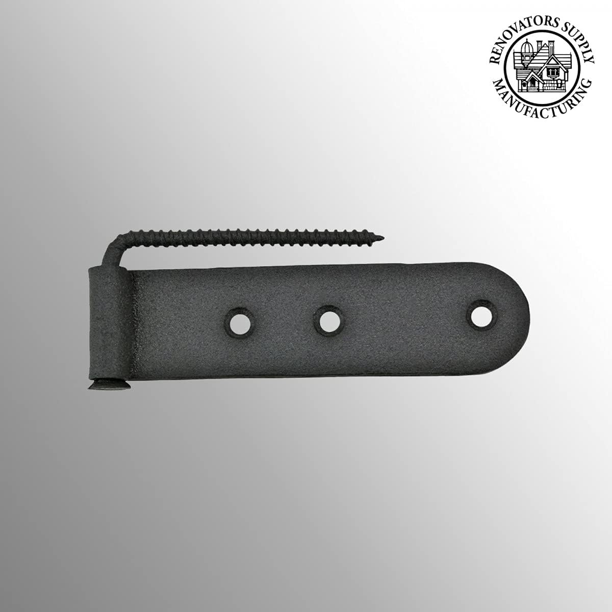 Sturdy Black Wrought Gate Hinges