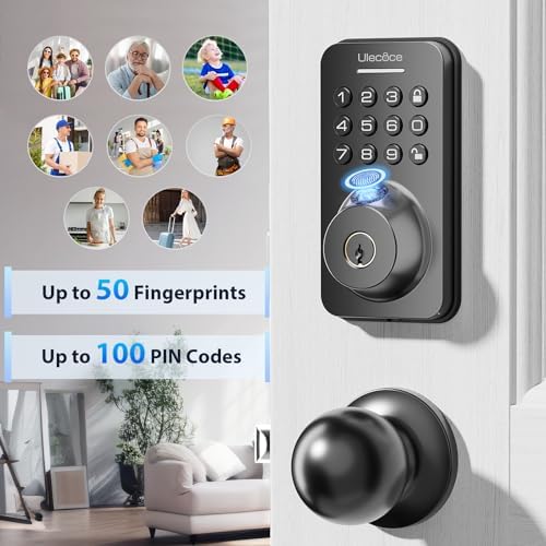 Secure Front Door Lock System with Keypad Fingerprint