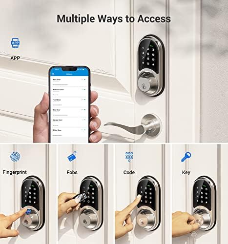 Secure Door Lock with fingerprint and app control