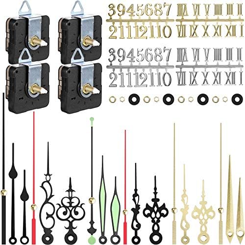 4-Piece Quartz Wall Clock Kit