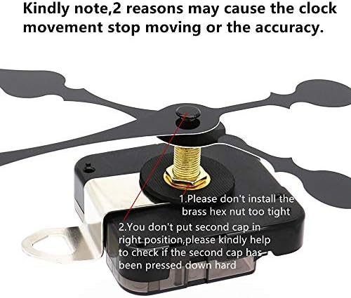 Perfect 23mm Shaft Clock Movement for Repairing Crafting by TIKROUND