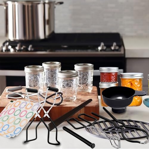 Canning Kit Starter Set Black Premium Stainless Steel