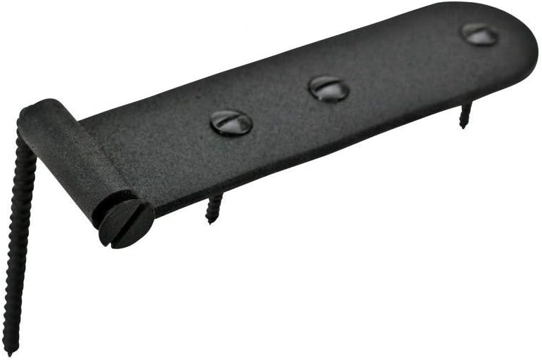 Renovators Supply 6-Piece Black Wrought Iron Gate Hinges