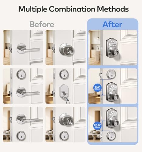 decessor Deadbolt with Keyless Keypad Entry and One-Time Code Security