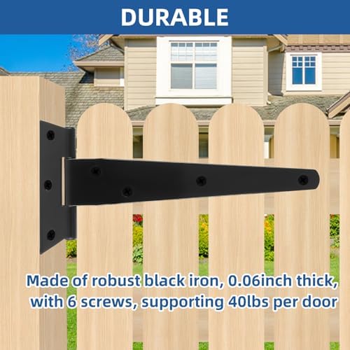 TamBee T-Strap Barn Door Hinges
