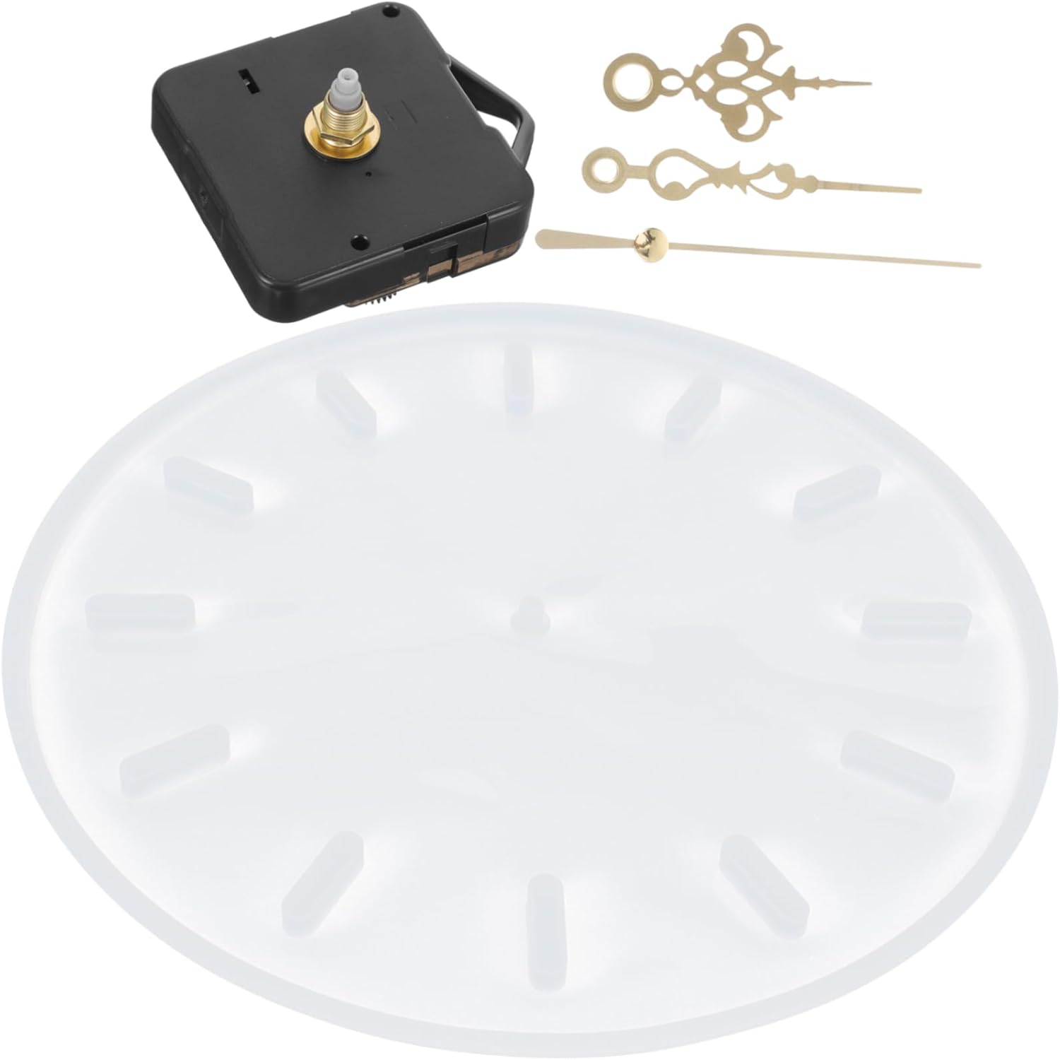 Eco-Friendly Epoxy Silicone Mold for DIY Clock Faces
