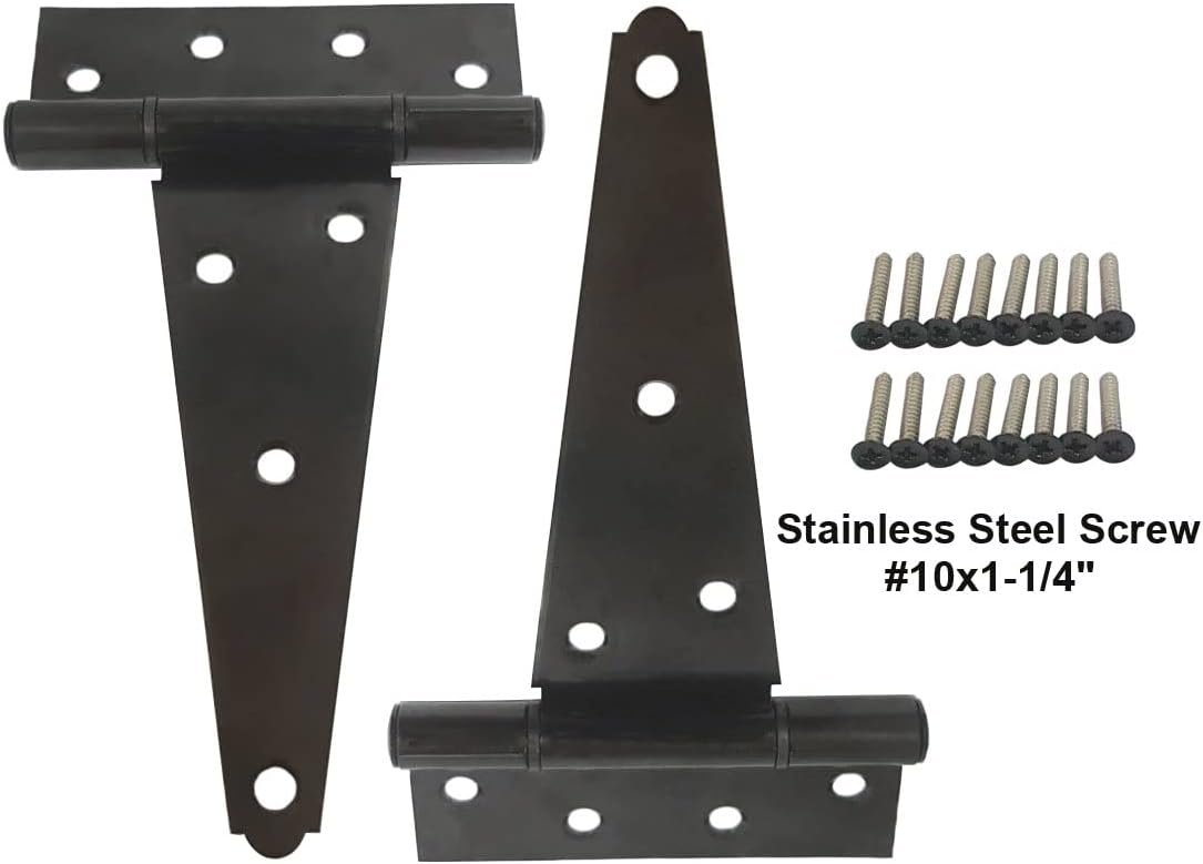 Durable Steel Hinge for Doors 6 x 25mm 2 Pack