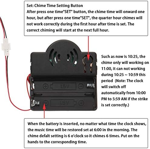 Hicarer Quartz Pendulum Clock Kit
