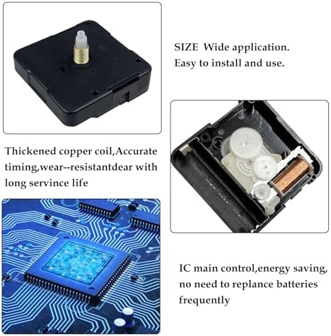 High-Quality quartz clock mechanism replacement 16mm shafts with detailed dimensions