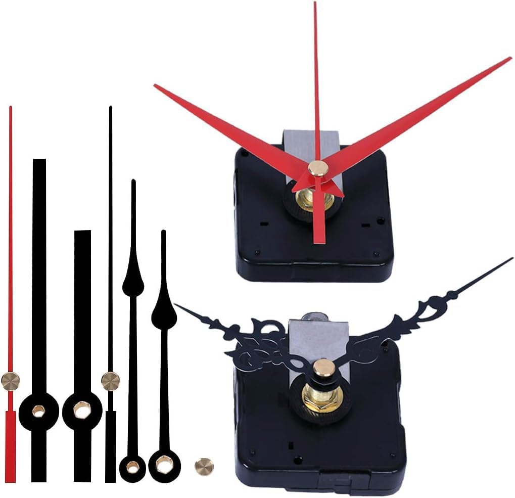 EMOON 2-Pack Wall Clock Mechanism Kit