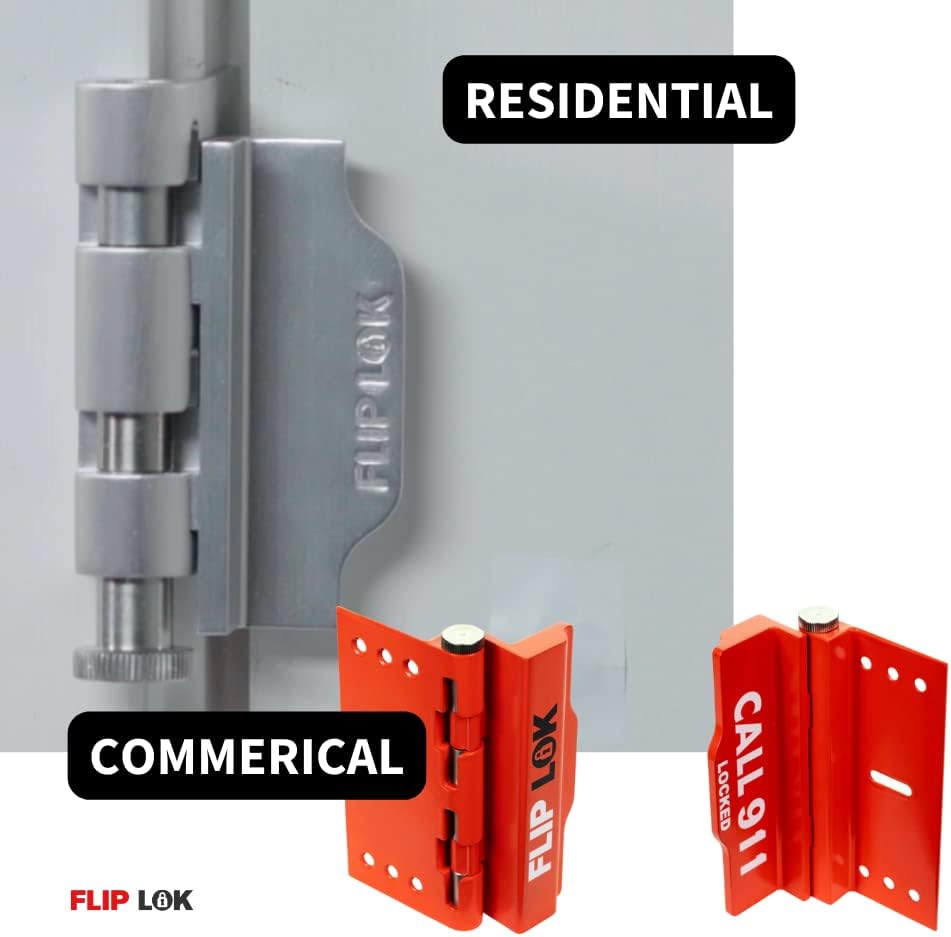 FlipLok Door Lock - 10X More Secure