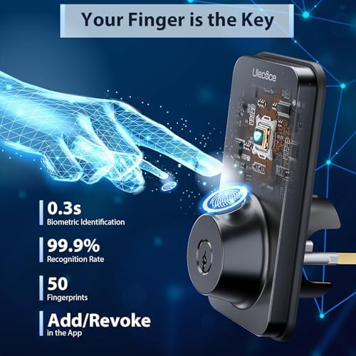 Secure Front Door Lock System with Keypad Fingerprint