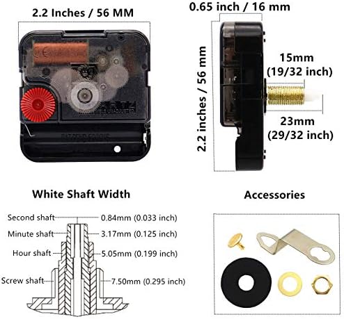 12888 crawled quartz wall clock movement parts replacement kit