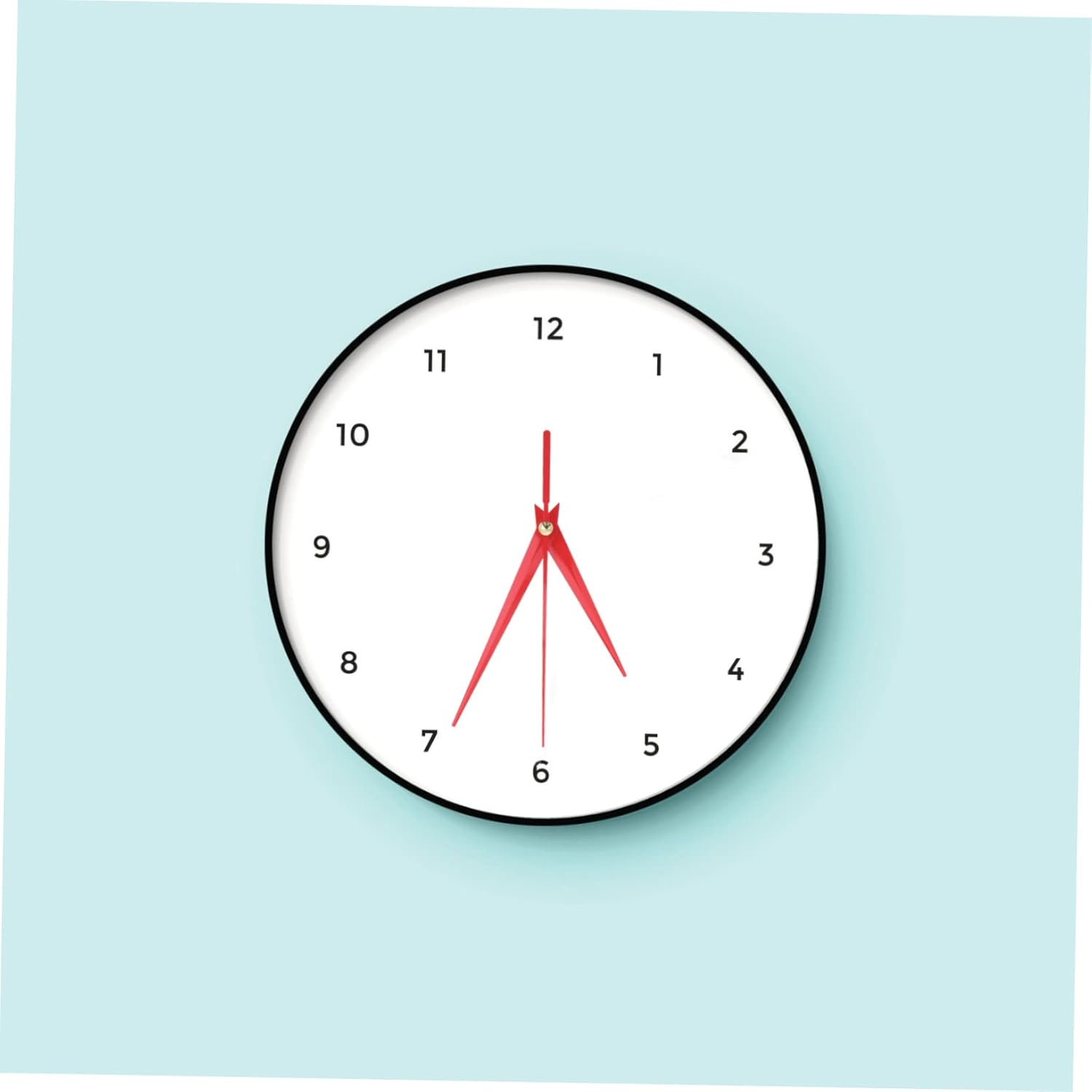 AOKWAWALIY 10-Piece Digital Wall Clock Hand Set Red