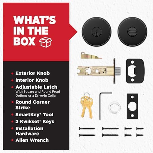 Kwikset Pismo Entry Door Knob