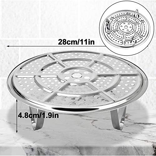 11-Inch Pressure Cooker Canner Rack 2-Pack Detachable Legs stainless steel