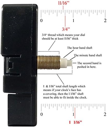 Dhorcas Designs Replacement Clock Motor and Hand Hanger Kit