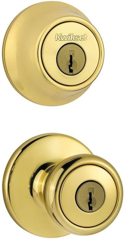Kwikset 690 Tylo Frustration-Free Knob Deadbolt Combo