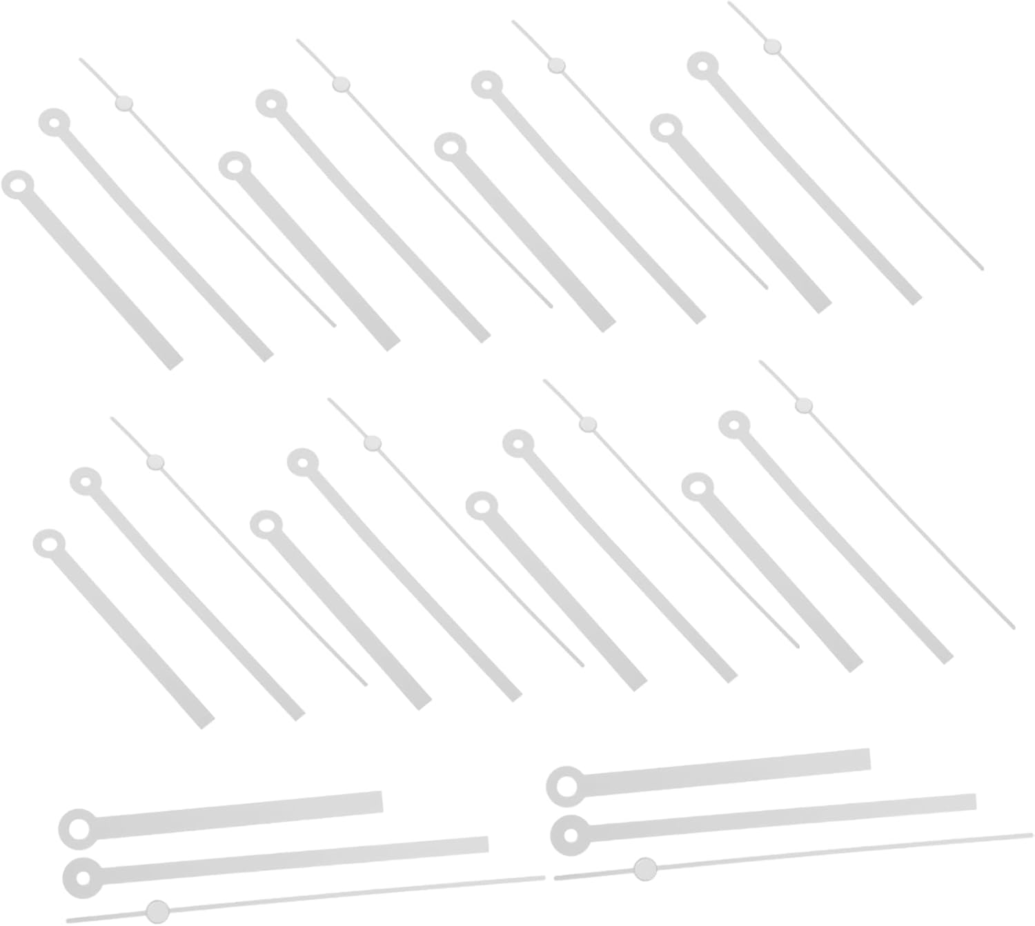 Veemoon 10-Piece Replacement Clock Hands for Wall Clocks