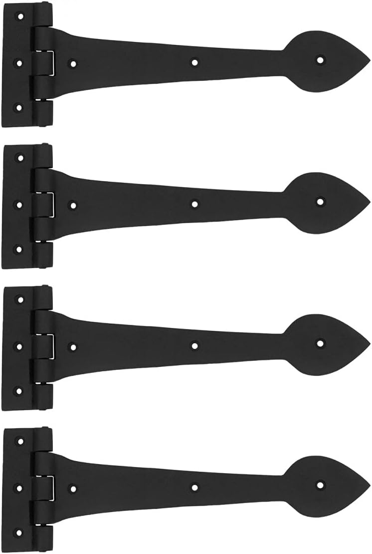Durability You Can Trust Black Wrought Iron Hinges