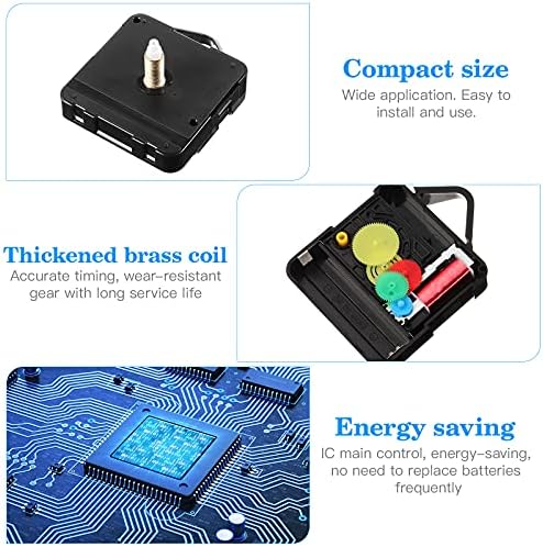 DOITOOL Silence Quartz Clock Movement Replacement Kit