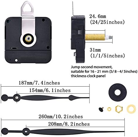 High-Performance Clock Movement Replacement - Long-Hand