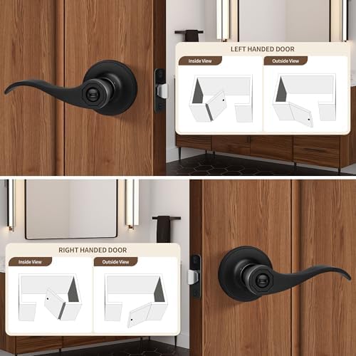 Moquin Wave Design Door Lever - Elevate Your Home Security with Style