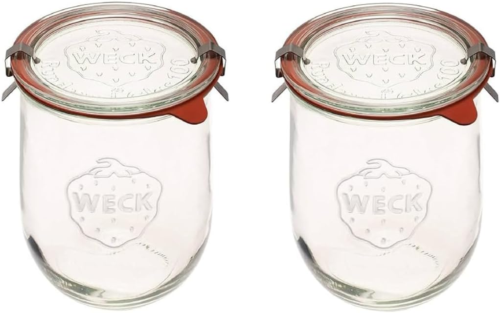Weck 1-Liter Tulip Canning Jars